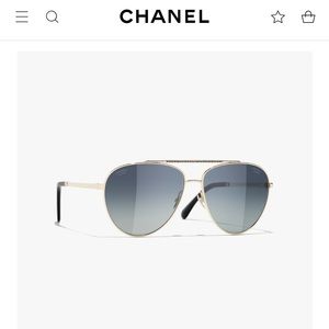 Chanel Pilot Aviator Sunglasses
